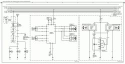 Honda Accord VI - Schemat elektrycznej regulacji wysokości świateł.