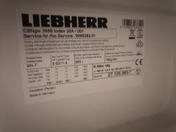 Chłodziarka Liebherr CBNP 3956 - nie chłodzi i nie mrozi