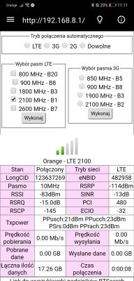 Antena do Huawei b535 słaba prędkość pobierania i wysyłania