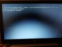 HP Pavilion - Zapomniane hasło Administratora, czarny ekran na pulpicie