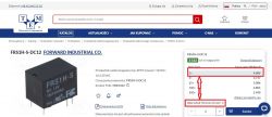 Poszukiwany przekaźnik FRS1KH-S DC12 lub zamiennik