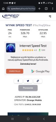 Internet 5G w domu - ZyXel NR7302 DT + Mercusys Halo H85X?