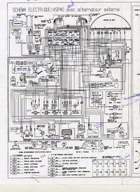Microcar Virgo 3 - Schemat bezpieczników i obwodów elektrycznych