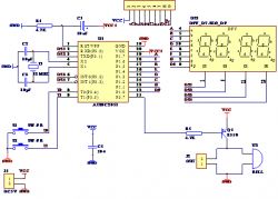 Czterocyfrowy zegar elektroniczny LED - KIT z Chin (instrukcja + wsad)