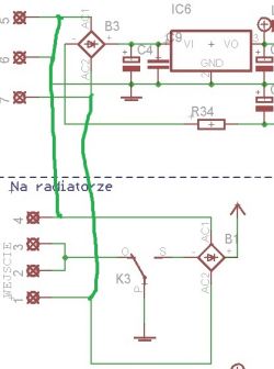 Symetryczne zasilanie - przełączanie uzwojeń trafa