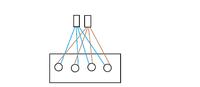 Ceiling Lamp with 2-switch Control: 4-point, Brown & Blue Wires, 4 Ceiling Cables - DIY Guide