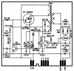 Ariston 4DAAX/HA - Typ: 81586850301 - indentyfikacja elementów na płycie