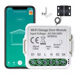 Moduł WiFi do bramy garażowej z aplikacją na telefonie i zestawem montażowym