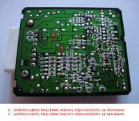 Nissan Almera N15 - centralny zamek na pilota