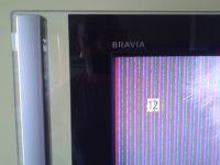 LCD TV Sony Bravia KDL-46X4500AEP - vertical stripes on the screen