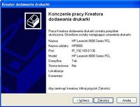 Brak dostępu do drukarki HP LaserJet 8000 przez VPN na Windows XP
