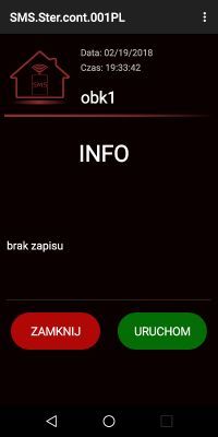 Program do wysyłania SMS-ów (komend sterujących) "SMSster-control"