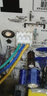 HILTI charger circuit board with several electronic components, wires, and marked measurement points.