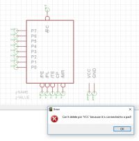 Eagle - biblioteki: dodawanie kolejnych bramek i pinów zasilania