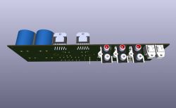 Visualization of a PCB with audio components