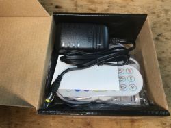 Appio Strip 7331 Kit Appio Strip 7331 kit includes a power adapter and remote control.