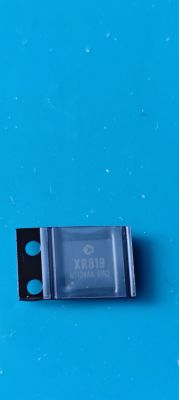 Image of XR819 integrated circuit on a blue background.