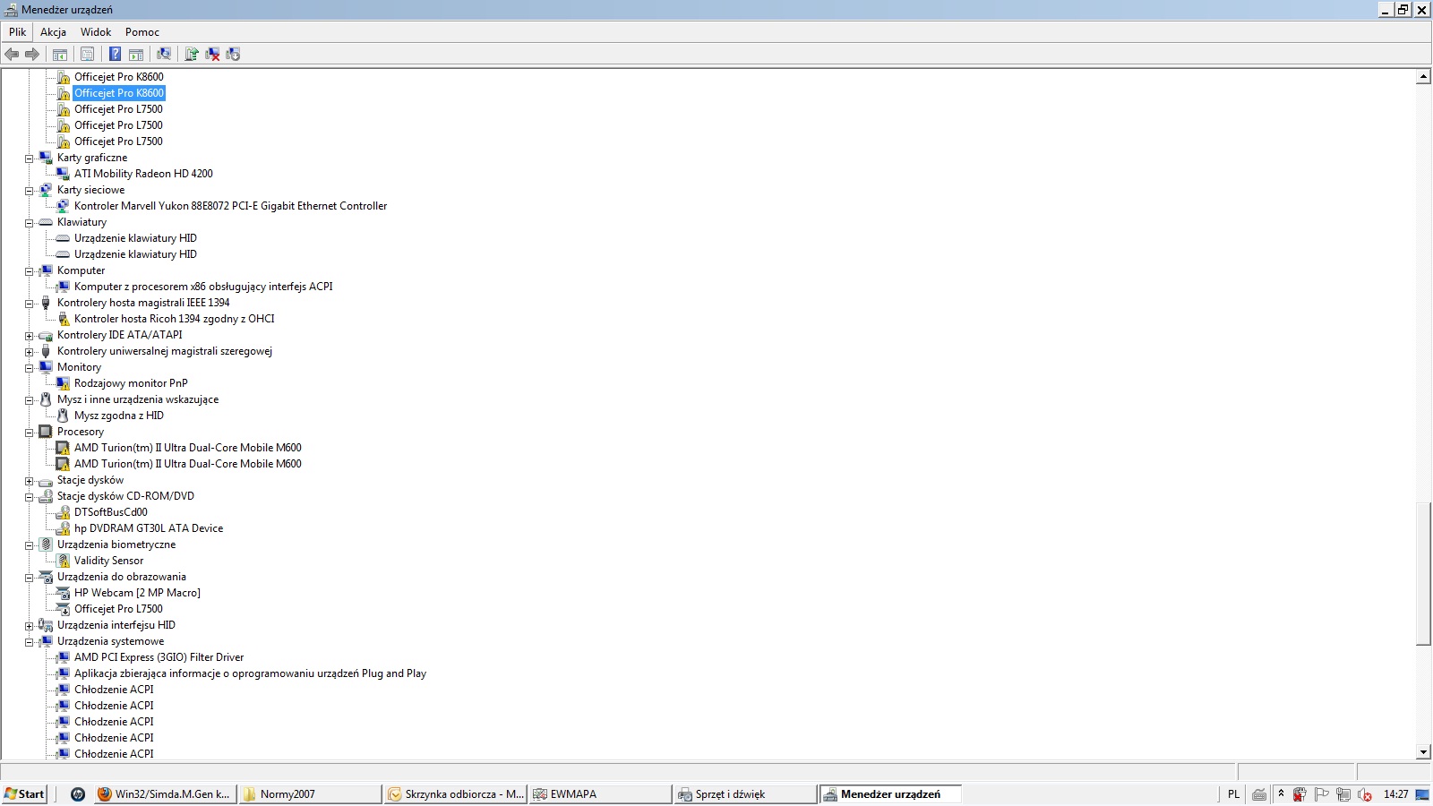 Win32/Simda.M.Gen koń trojański jak usunąć elektroda.pl