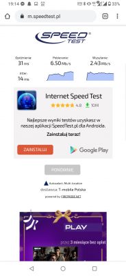 Dobór sprzętu LTE do poprawy jakości internetu mobilnego - Play vs T-Mobile