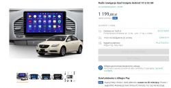 Opel Insignia - Montaż radia Android 8.1