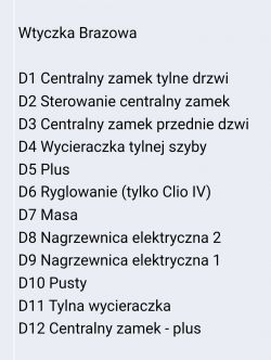 Sterowanie pilotem blokowania drzwi w Dacii Lodgy