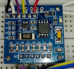 Woltomierz Attiny85 + ina219 +ssd1306 Woltomierz Attiny85 + ina219 +ssd1306