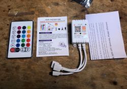 Software change and decoding of remote control codes from the Wi-Fi LED bar controller OP-WF-A3