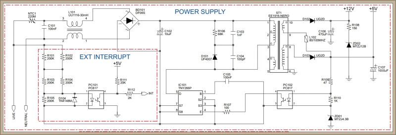 Samsung FQ115T001 - jaką funkcję pełni uszkodzony układ scalony IC101 w piekarniku?