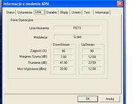 Neostrada do 10 Mb/s zrywa połączenie po okresie DLM, modem ZXDSL 852 v2