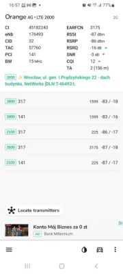 Prośba o wybór routera 5G i operatora - Wrocław ul.Prądzyńskiego