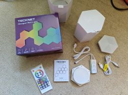 Tecknet TK-WL001 hexagon lights: unknown Bluetooth chip - internal/external device pics