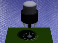 Biblioteka i model 3D lampy nixie LC-516 (U11) do Eagle i Eagle3D – jak użyć?