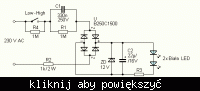 Schemat podłączenia białych diod LED bezpośrednio do sieci 230V – jak to zrobić?