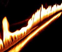 Rubens' Tube -wizualizacja ogniem