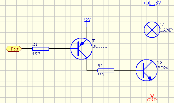 ATMEGA i żarówka 10W