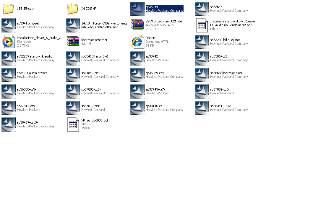 hp dv6000 model dv6610ew problem z dzwiekiem po zmianie syst
