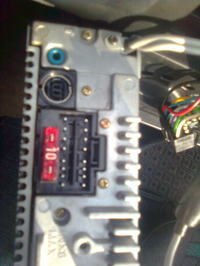 Sony CDX-c780R Pamięć i wejście.