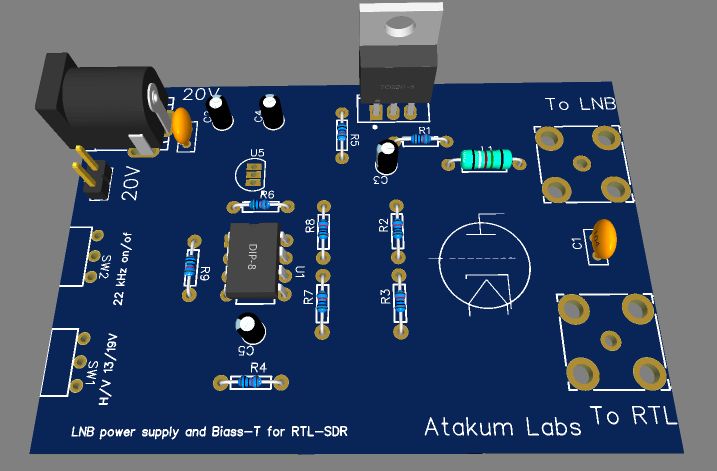 Nowoczesne zabawki elektronika z anteną satelitarną