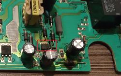 Wartość spalonego rezystora w zmywarce Mastercook ZWE-9176X