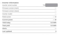 Brak komunikacja modułu WiFi LSW-3 z falownikem Afore
