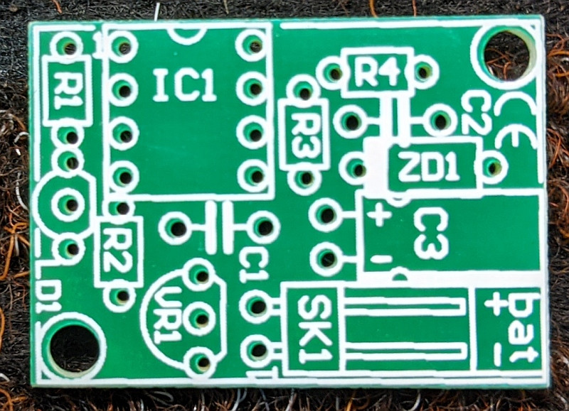 Strażnik akumulatora Velleman na PIC10F220 - zmiana progu napięcia ...