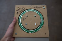 Zegar świetlny na diodach RGB