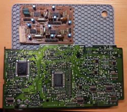 Płytki drukowane systemu audio Sony MHC-4700 z 1992 roku