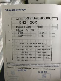 VW Tiguan 1.4TSI 160KM 2013- Kodowanie ABS