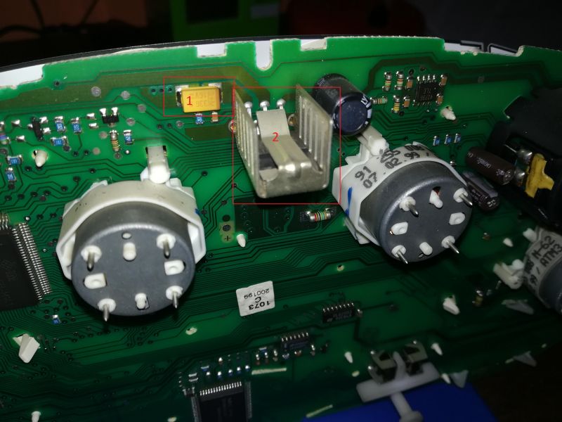 Golf IV 1.9 TDI - the fuel gauge does not work, temperature and the indicator li