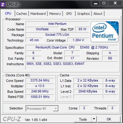 Jak ustawić napięcia i mnożnik dla OC Intel E5400 na GA EP45 DS3R?