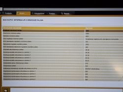 Zrzut ekranu z informacjami o obwodzie paliwa EDC16CP39