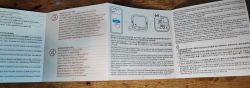 Sonoff SNZB-02D User Manual User manual for Sonoff SNZB-02D temperature and humidity sensor on a desk.
