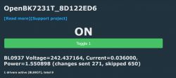 [BK7231T] My HTTP server, configurator, MQTT support from Home Assistant