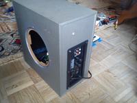 Subwoofer aktywny. Zrobiony z tego co miałem i tanim kosztem Subwoofer aktywny. Zrobiony z tego co miałem i tanim kosztem